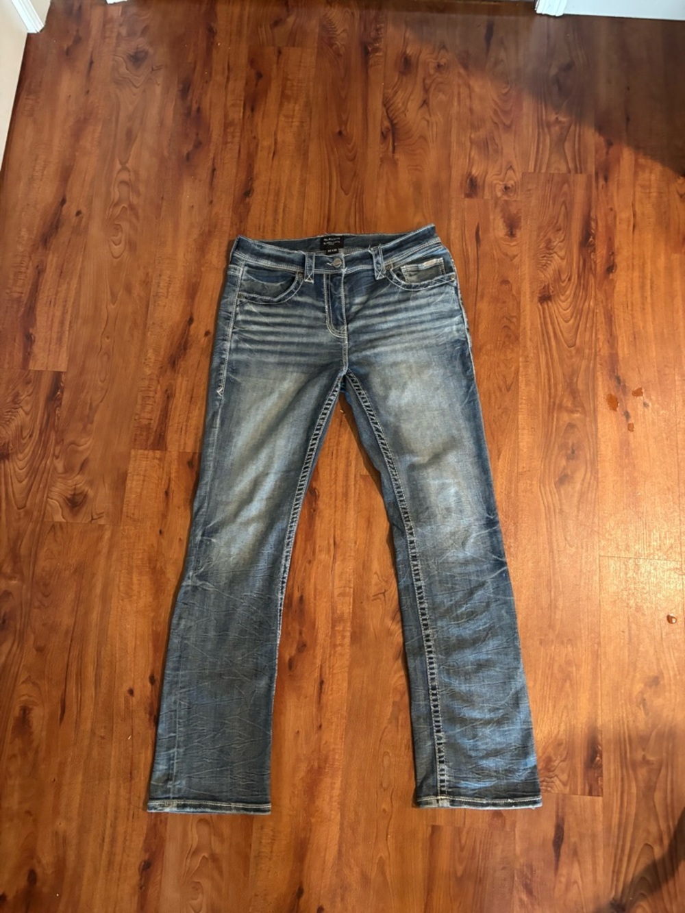 Men’s Black Buckle jeans